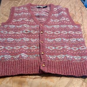 Men's Patterned Knit Vest